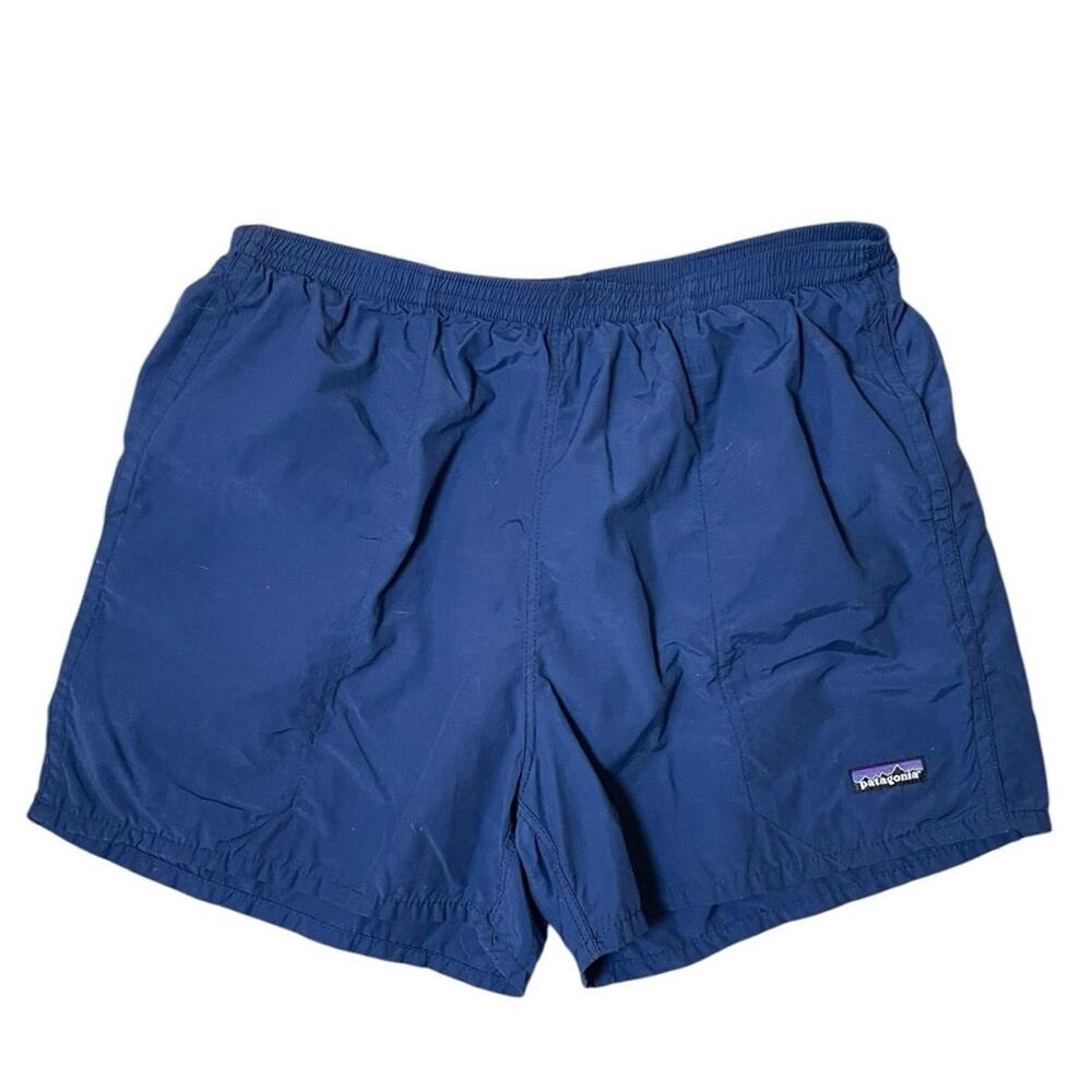 Patagonia Men’s Size Large Navy Baggies Swim 5” Short Outdoors Gorpcore Granola